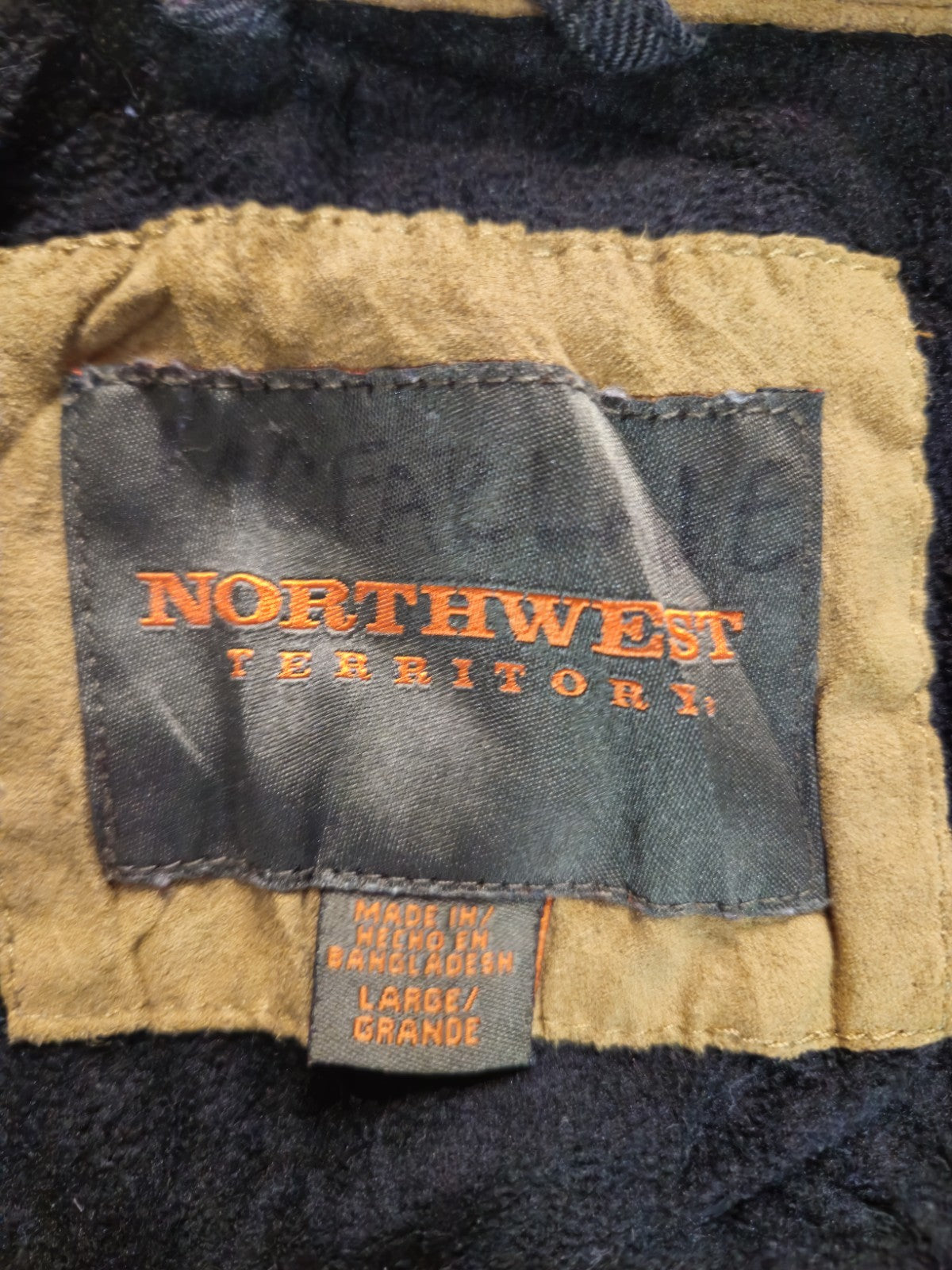 Northwest Territory Gray Men L Cotton Heavy Soft Shirt Jacket Lined