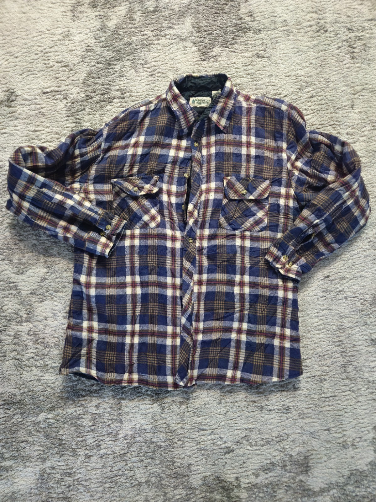 Northwest Territory Button Up Men's Flannel Shirt Adult XL  Plaid