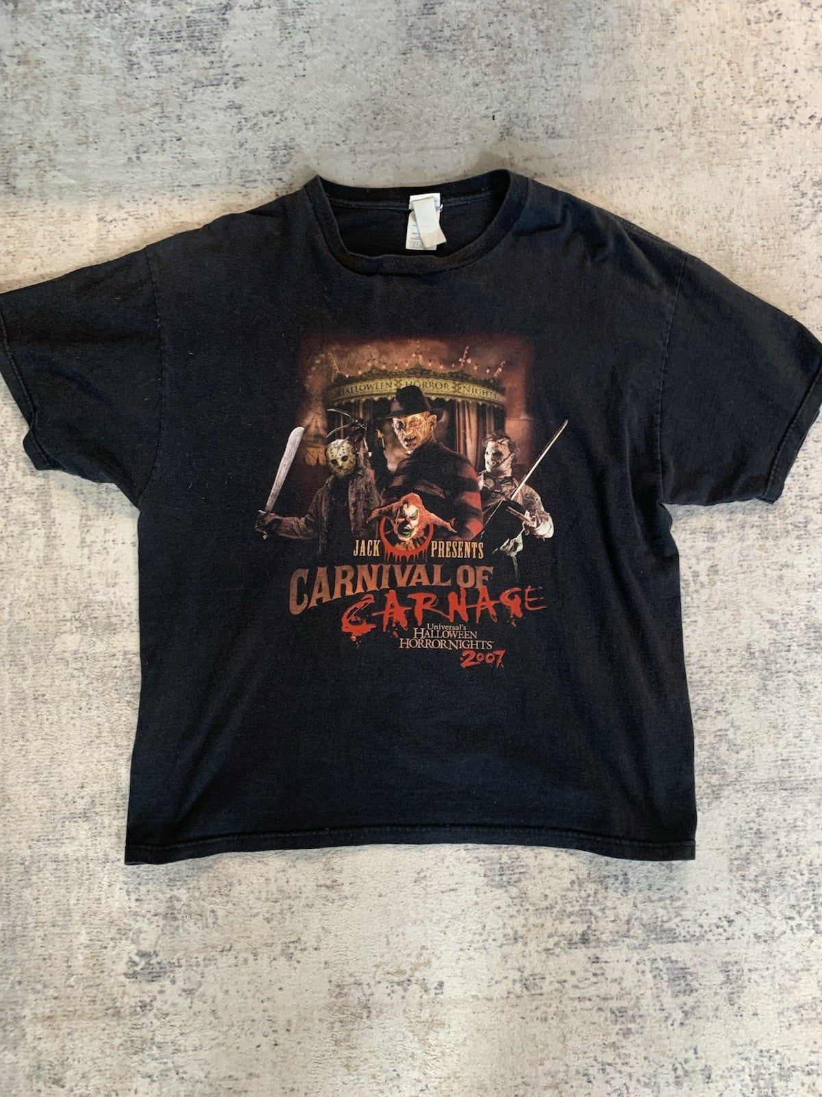 Vintage 2007 Halloween Horror Nights X LARGE 3D Print