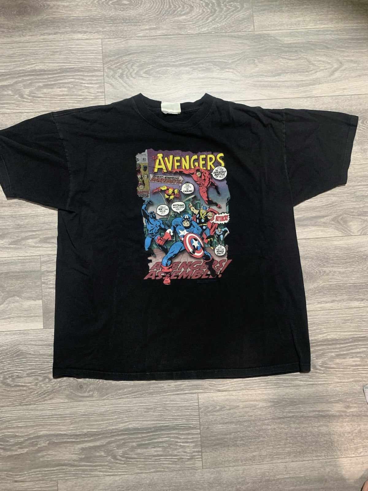 Vintage 1999 Universal Studio Avengers Promo 2XL T-Shirt