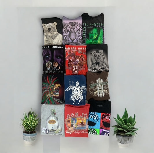 150pc Trendy/Hot Style Graphic Shirt Bundles