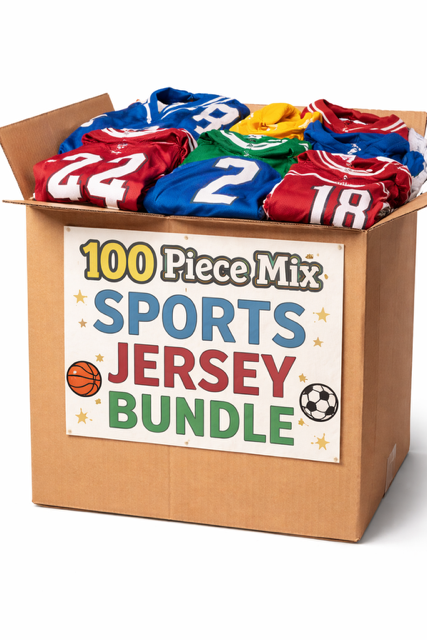 100 Piece Sports Jersey Bundle