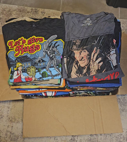 50pc Trendy/Hot Graphic Shirt Bundles